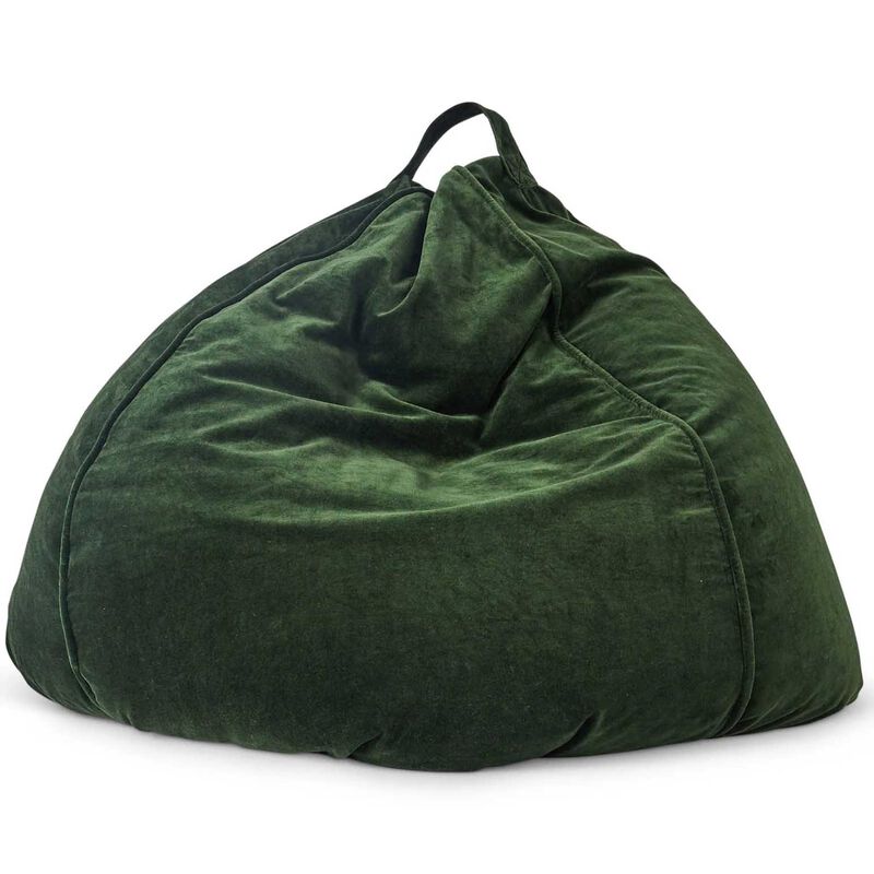Kip&Co Kombu Green Velvet Beanbag image number 0
